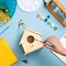 2 Sets Wooden DIY Birdhouse Kit, Unfinished Bird Houses with Paints and Paintbrushes, Bird Feeder Craft Arts for Kids Ages 4-8, 8-12, Classroom Activity and Adults Wooden Craft Gifts